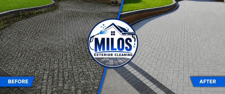 Driveway Before and After Cleaning